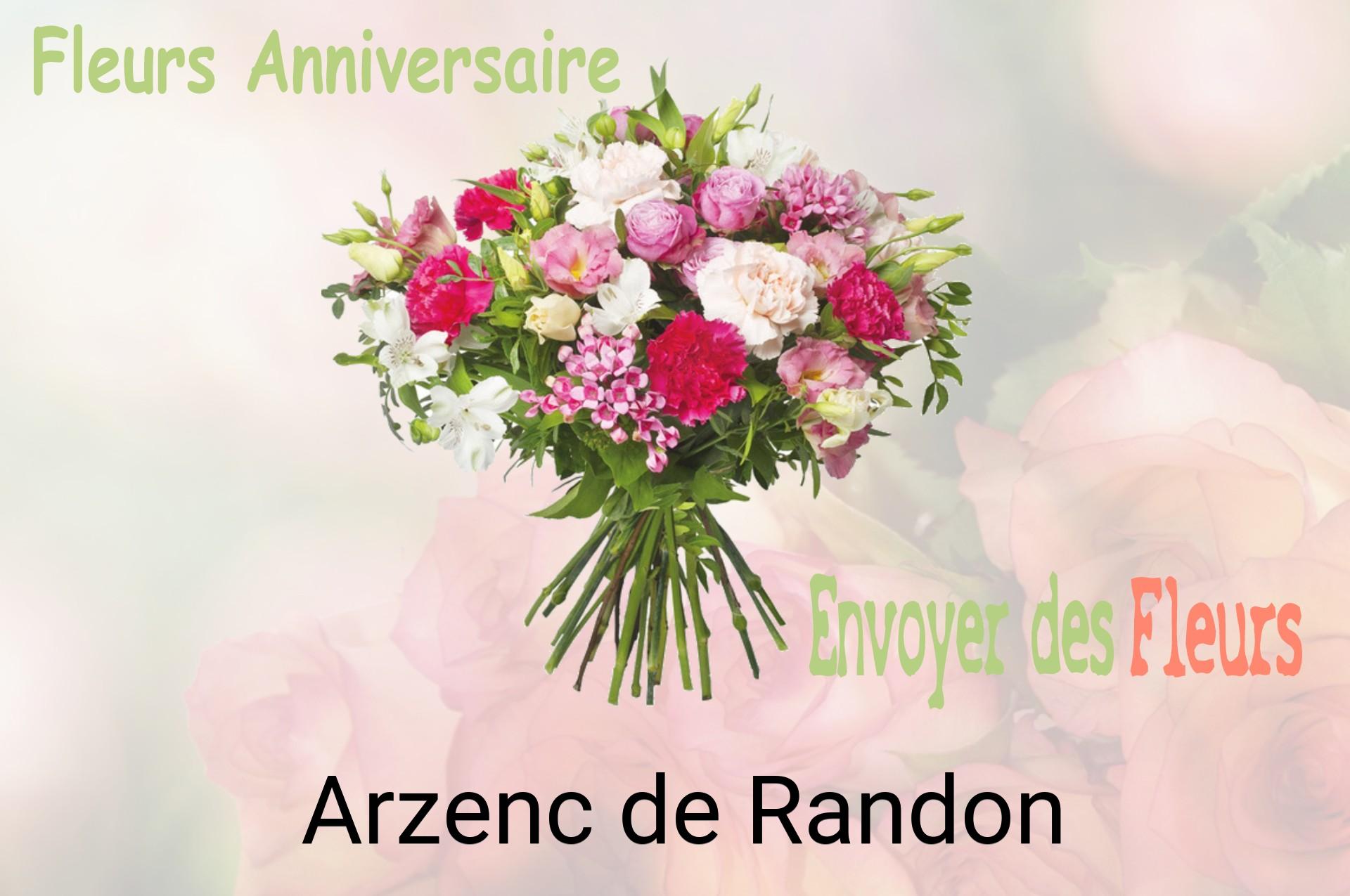 Bouquet de fleurs d’anniversaire livré à Arzenc-de-Randon