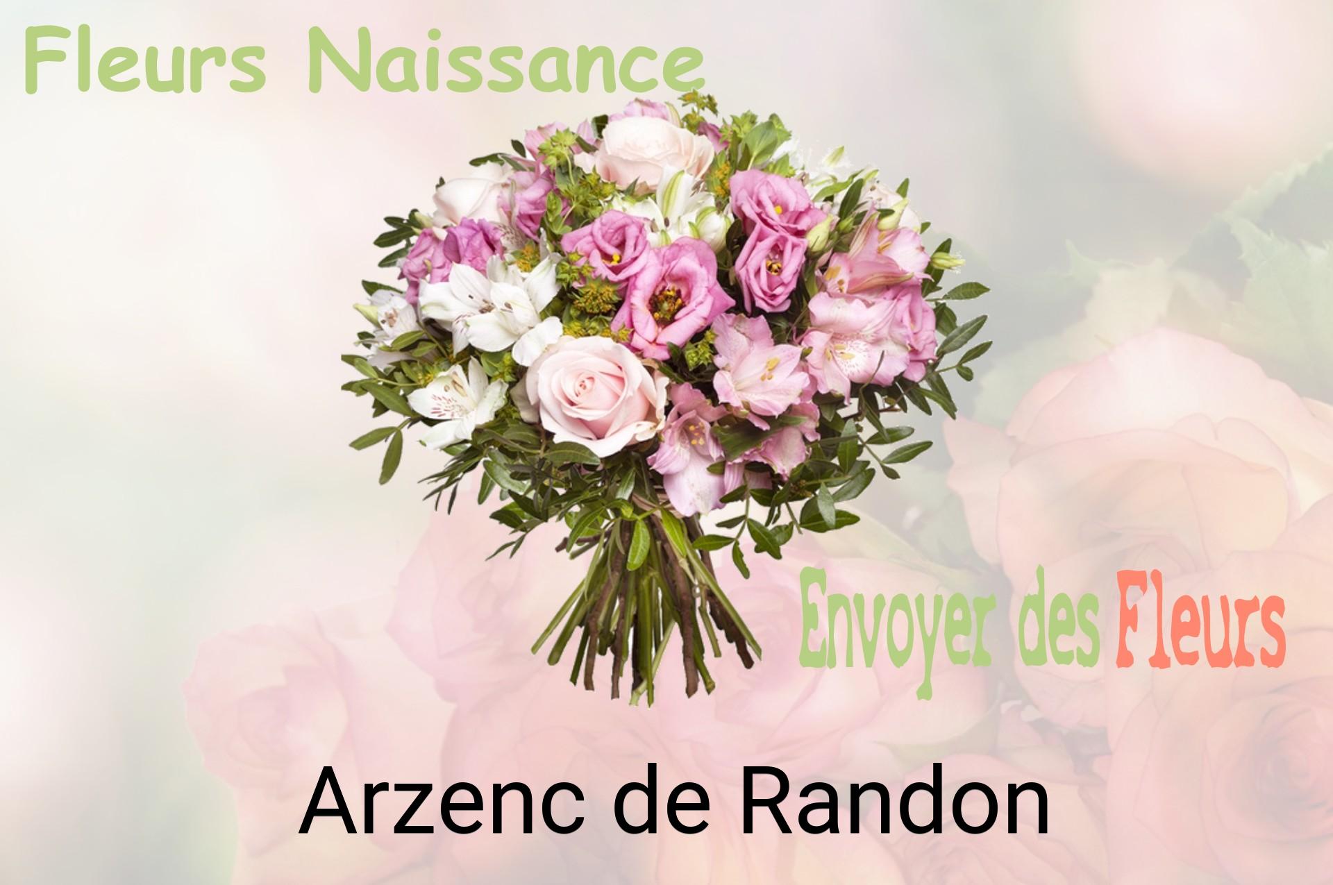 Bouquet de fleurs de naissance livré à Arzenc-de-Randon