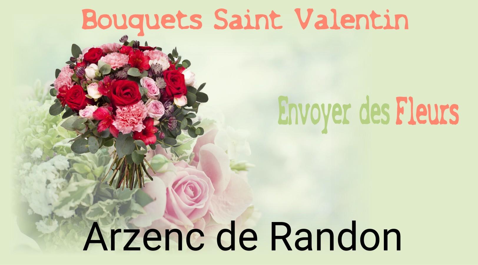 Roses de Saint-Valentin livrées à Arzenc-de-Randon